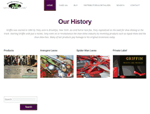 Tablet Screenshot of griffinshoecare.com